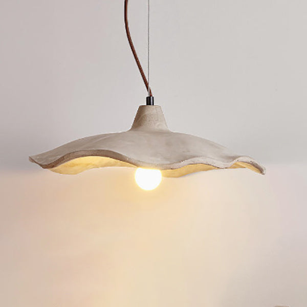 Japanese Vintage Flower Shape Lampshade Ceiling Light Chandelier 1/2/3-Light