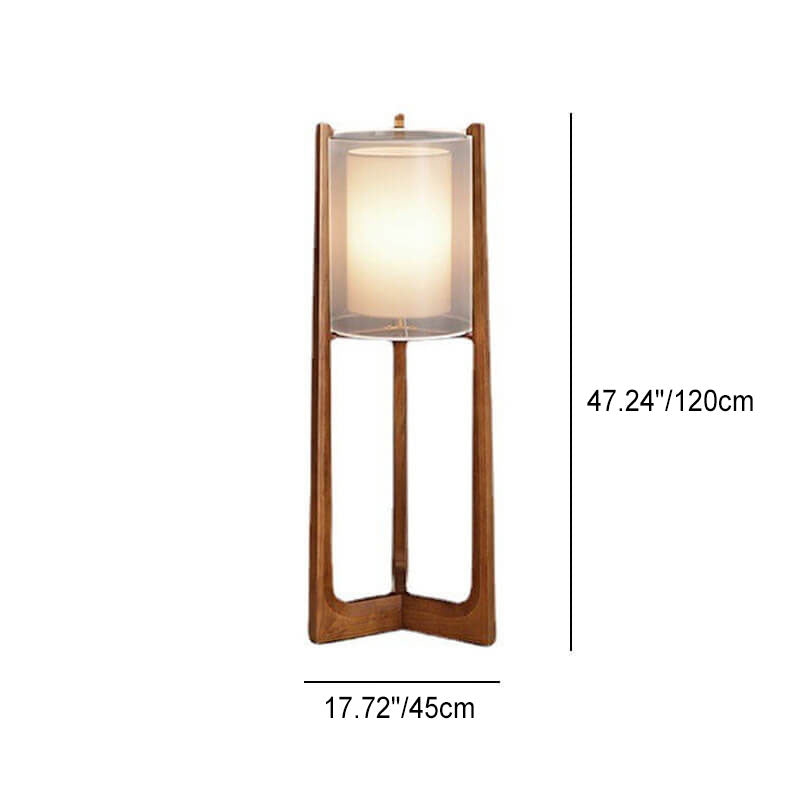 Traditional Japanese Solid Wood Brass Floor Lamp - 1-Light for Living Room & Bedroom

Elevate your space with this elegant traditional Japanese floor lamp, crafted from solid wood and accented with brass details. Perfect for living rooms and bedrooms, thi