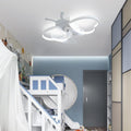 Nordic Silicone Butterfly LED Ceiling Fan Light
