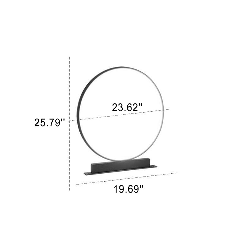 Outdoor Waterproof Acrylic LED Lawn Light with Aluminum Ring Design