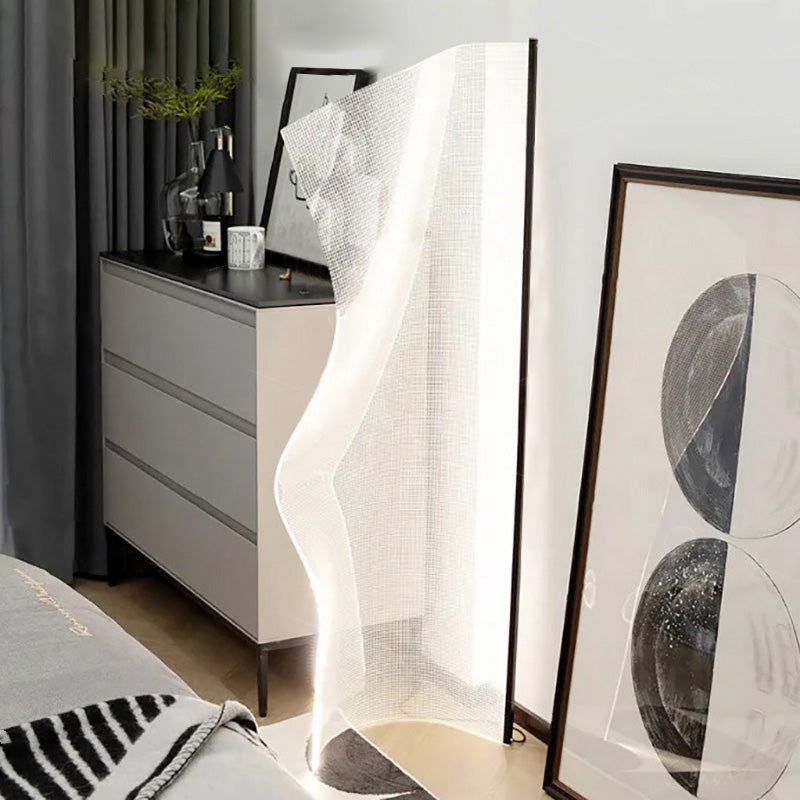 Modern Art Deco Acrylic Aluminum LED Floor Lamp for Living Room  

Transform your living space with this stunning Modern Art Deco floor lamp. Crafted from durable acrylic and aluminum, this irregular-shaped lamp features energy-efficient LED lighting that