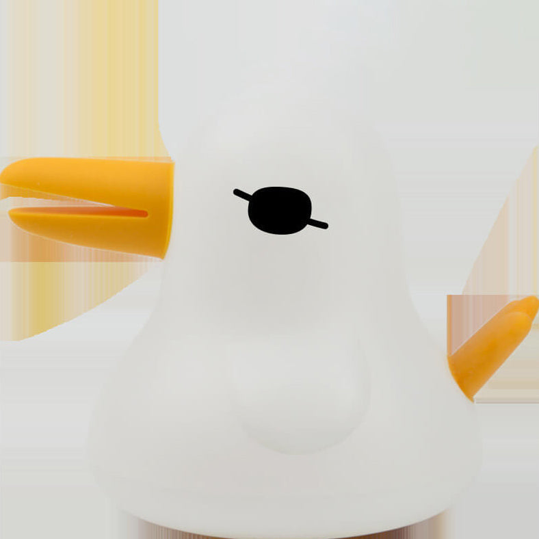 Cartoon Kiwi Bird Silicone Rechargeable Timer Dimmable LED Decorative Table Lamp Cute Nursery Night Light Portable Kids Room Lighting Gift for Children Home Decor Modern Design Battery Operated Adjustable Brightness ребенка освещение