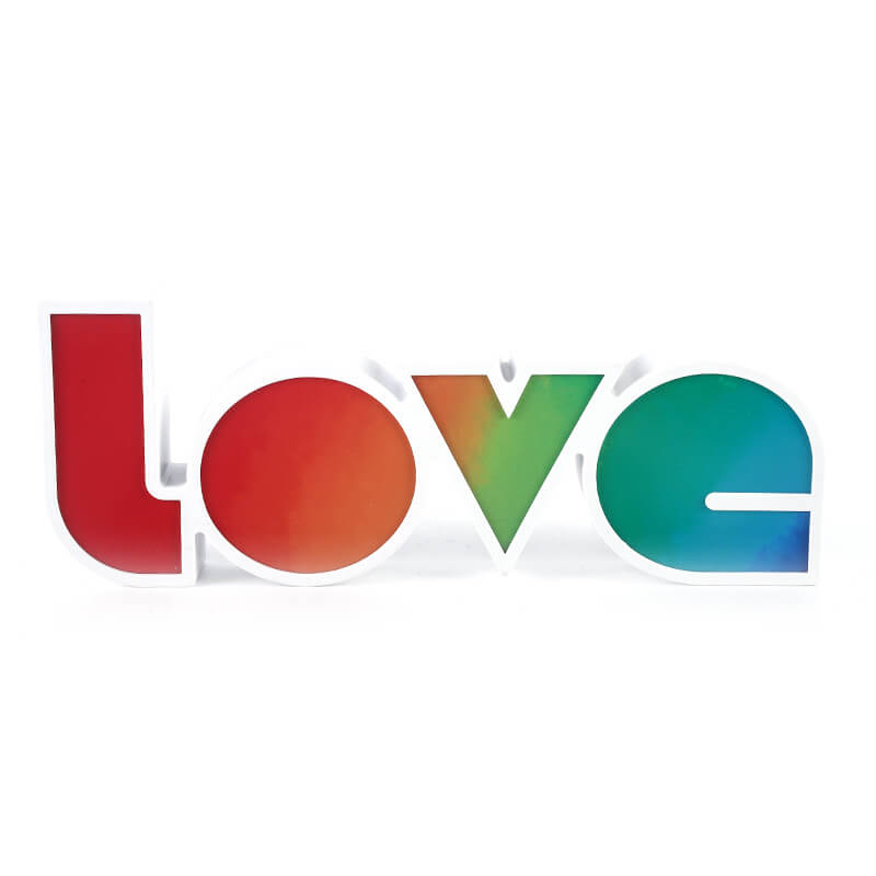 Contemporary LED Love Letters Night Light for Bedroom Decor