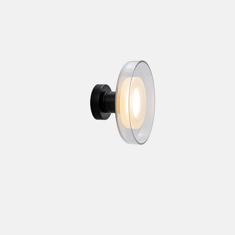 Nordic Vintage Round Glass LED Wall Sconce Lamp