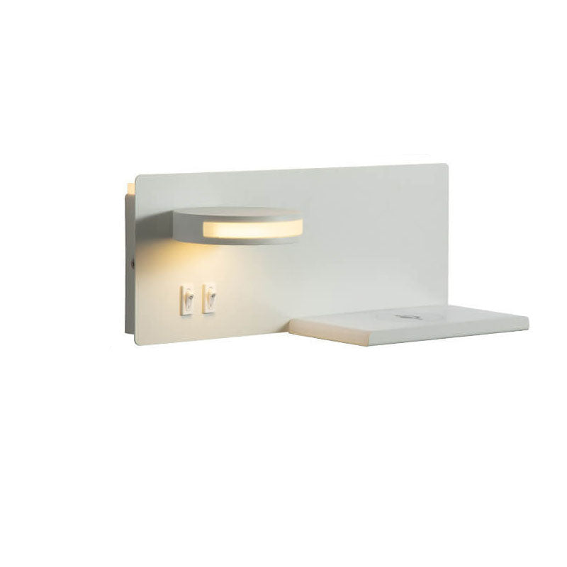 Modern USB Smart LED Wall Sconce Lamp, Flat Design, Reading Light, Energy-Efficient, Minimalist Style, Adjustable Brightness, USB Charging, Home Decor, Indoor Lighting, Contemporary Wall Fixture