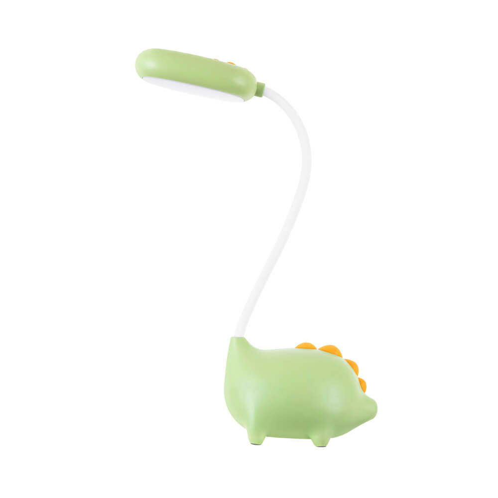 Cartoon Dinosaur Eye Care Rechargeable LED Desk Lamp for Kids, Adjustable Brightness, Night Light, Cute Dinosaur Decor for Children's Room, Study Lamp, USB Rechargeable, Creative Gift for Boys and Girls, Safe Eye Protection, Modern Desk Lighting
