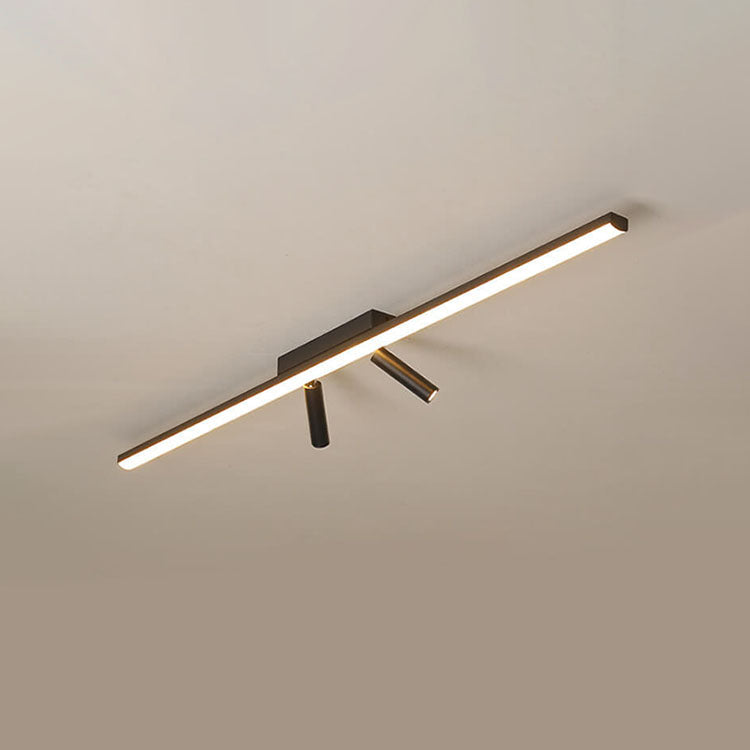 Nordic Minimalist Acrylic LED Track Spotlight Flush Mount Ceiling Light