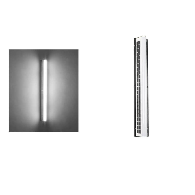 Modern Acrylic Solar LED Garden Wall Light - Waterproof Outdoor Lighting
