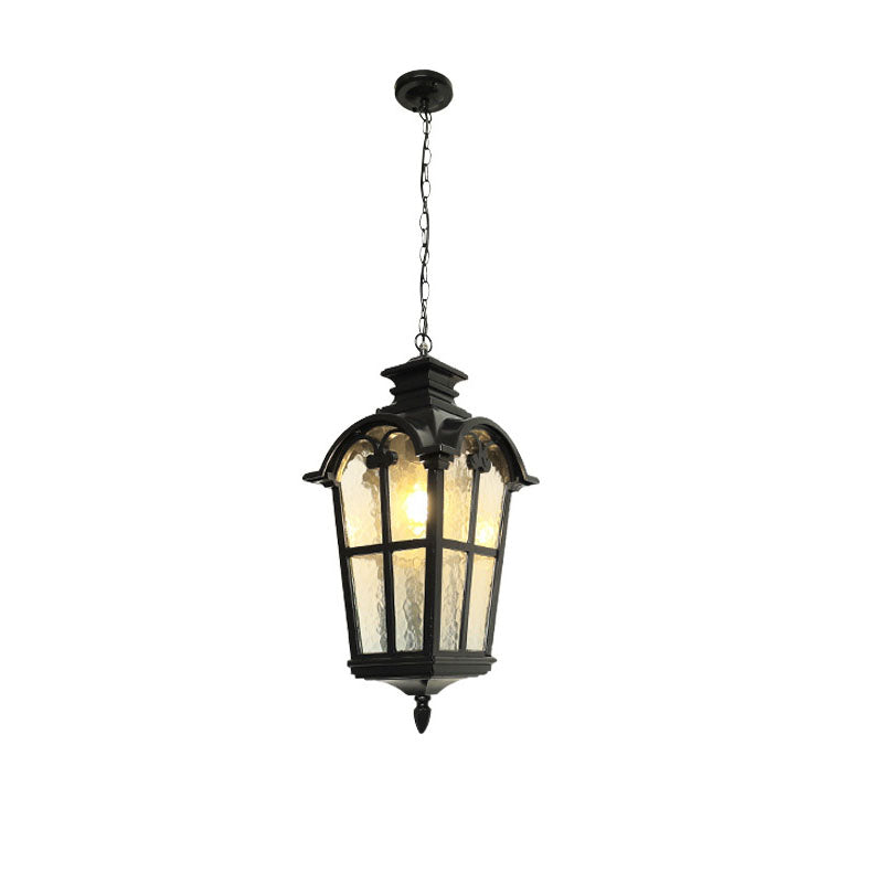 Traditional Die-cast Aluminum Waterproof Outdoor Pendant Light - 1-Light Fixture