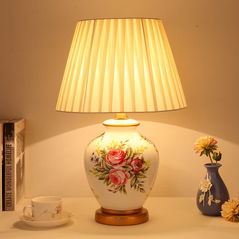 Modern Creative Warm Ceramic Cylindrical 1-Light Table Lamp | Stylish Home Lighting | Contemporary Desk Lamp | Unique Ceramic Design | Warm White Light | Minimalist Table Lamp | Bedroom Nightstand Lamp | Living Room Decor | Elegant Lighting Solution | Art