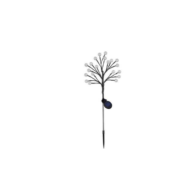 Solar Modern ABS Crystal Branch Outdoor LED Light - Decorative Ground Plug Design