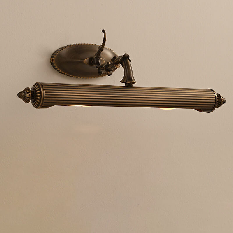 French Antique Copper 2-Light Wall Sconce Mirror Lamp