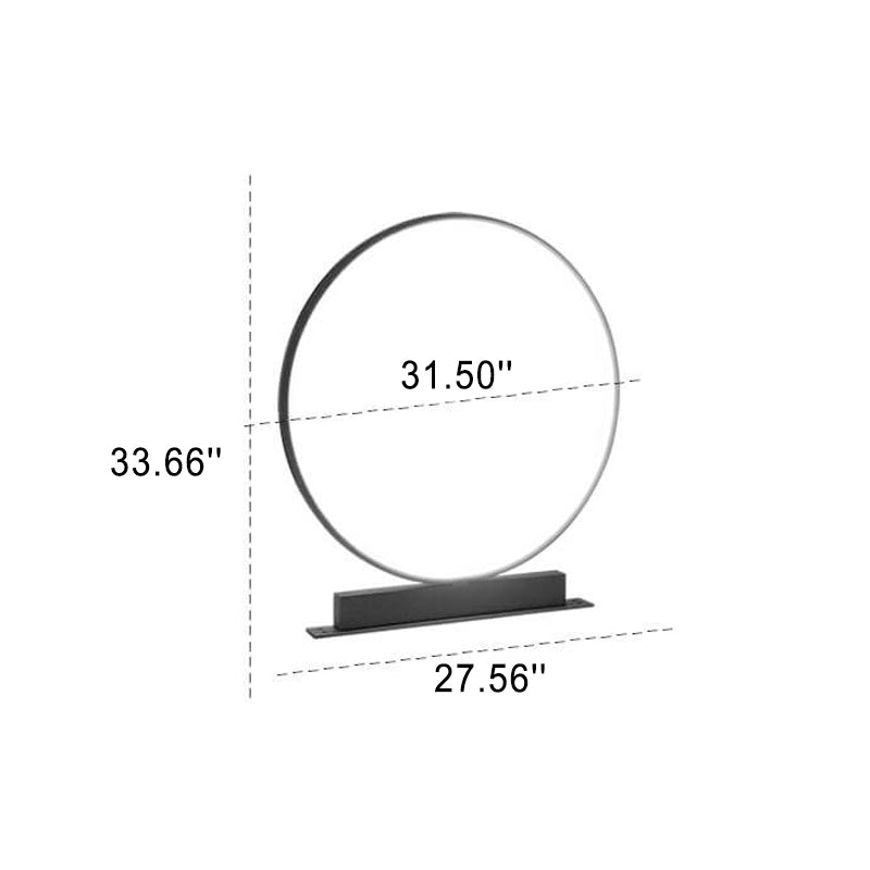 Outdoor Waterproof Acrylic LED Lawn Light with Aluminum Ring Design