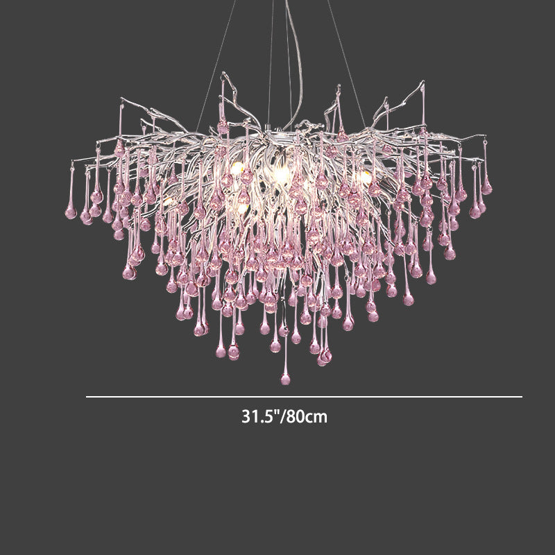 Modern Luxury Crystal Glass Chandelier - 6/8/10/14 Branch Design for Dining Room