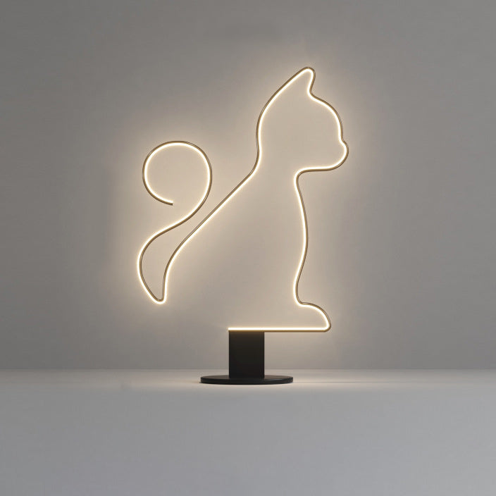 Contemporary LED Floor Lamp for Bedroom - Iron Aluminum Acrylic Design for Cats & Dogs