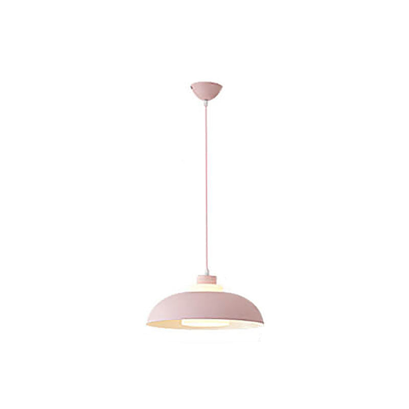 Modern Macaron Acrylic Aluminum Pendant Light - 1-Light Fixture