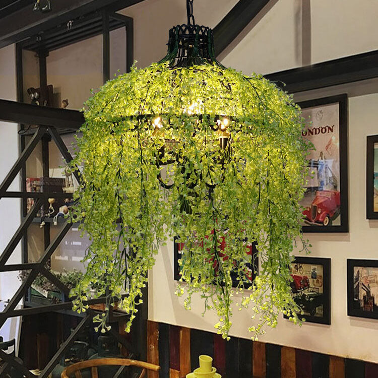 Creative Plant Vine Chandelier - 3-Light Decor Fixture