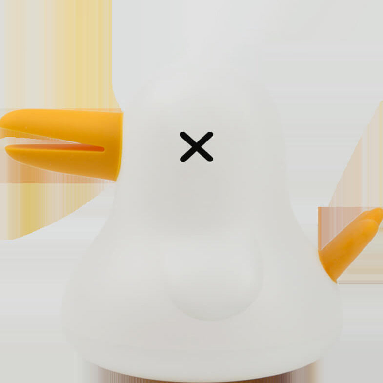 Cartoon Kiwi Bird Silicone Rechargeable Timer Dimmable LED Decorative Table Lamp Cute Nursery Night Light Portable Kids Room Lighting Gift for Children Home Decor Modern Design Battery Operated Adjustable Brightness ребенка освещение