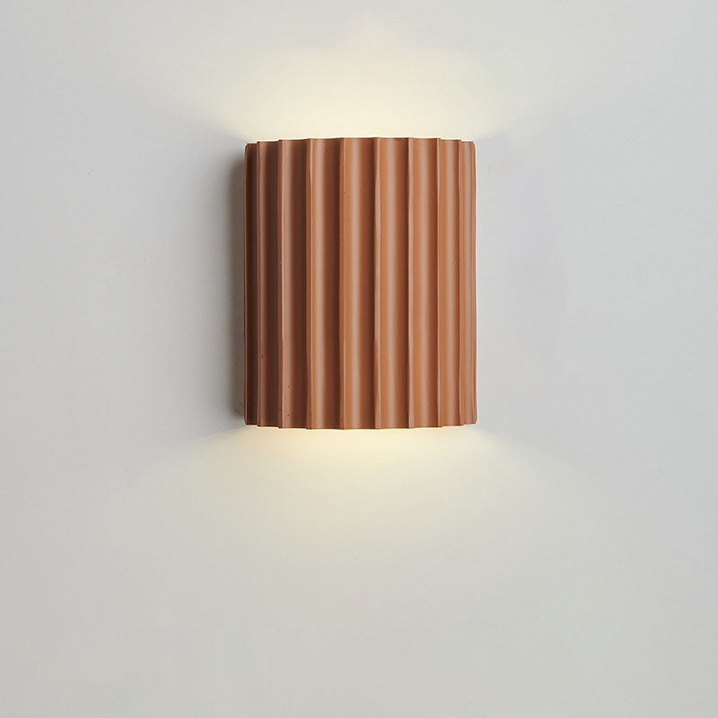 Contemporary Nordic Resin 2-Light Wall Sconce for Bedroom Lighting
