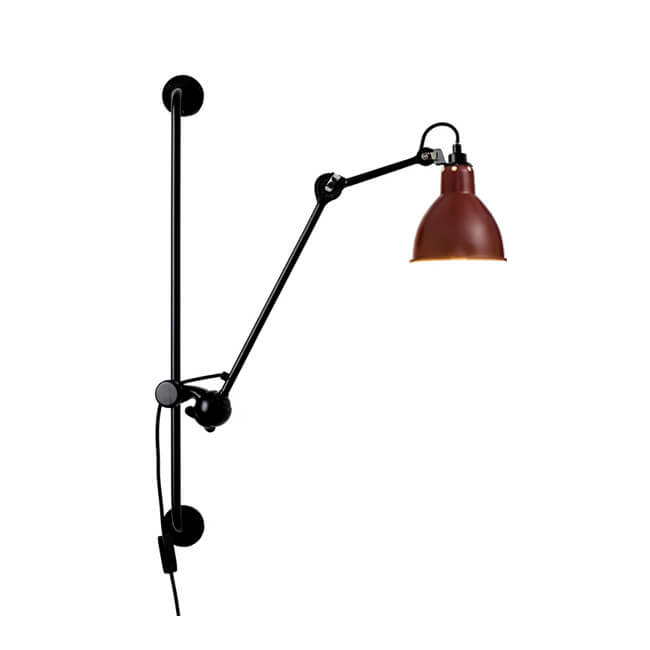 Industrial Vintage Iron Long Pole Swing Arm Wall Sconce Lamp