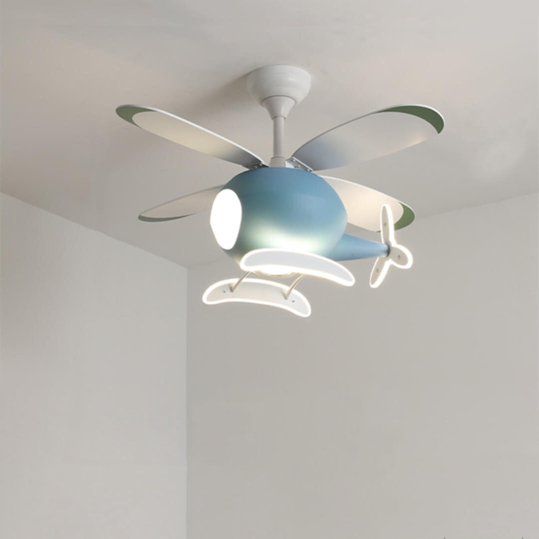 Cartoon Aircraft LED Downrod Ceiling Fan Light

Brighten your child's room with this whimsical Cartoon Aircraft LED Downrod Ceiling Fan Light. Perfect for aviation enthusiasts, this playful design adds a fun touch to any decor. Featuring energy-efficient