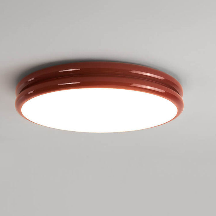Modern Eye Care Children's Wrought Iron Round LED Flush Mount Light
