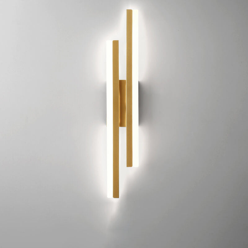 Modern Minimalist LED Wall Sconce - Iron Acrylic Line Design Lighting