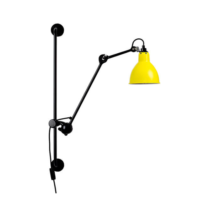 Industrial Vintage Iron Long Pole Swing Arm Wall Sconce Lamp