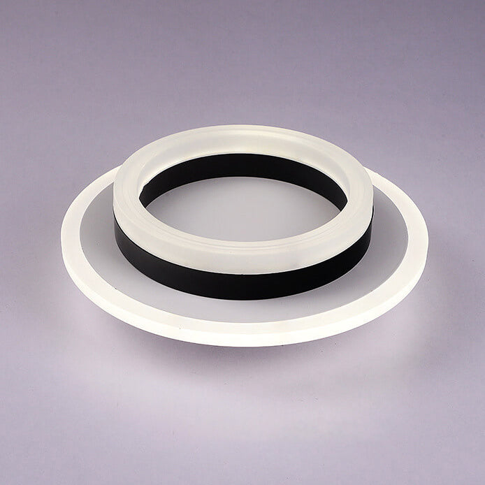 Nordic Simple Acrylic LED Flush Mount Ceiling Light - Square Circle Iron Design