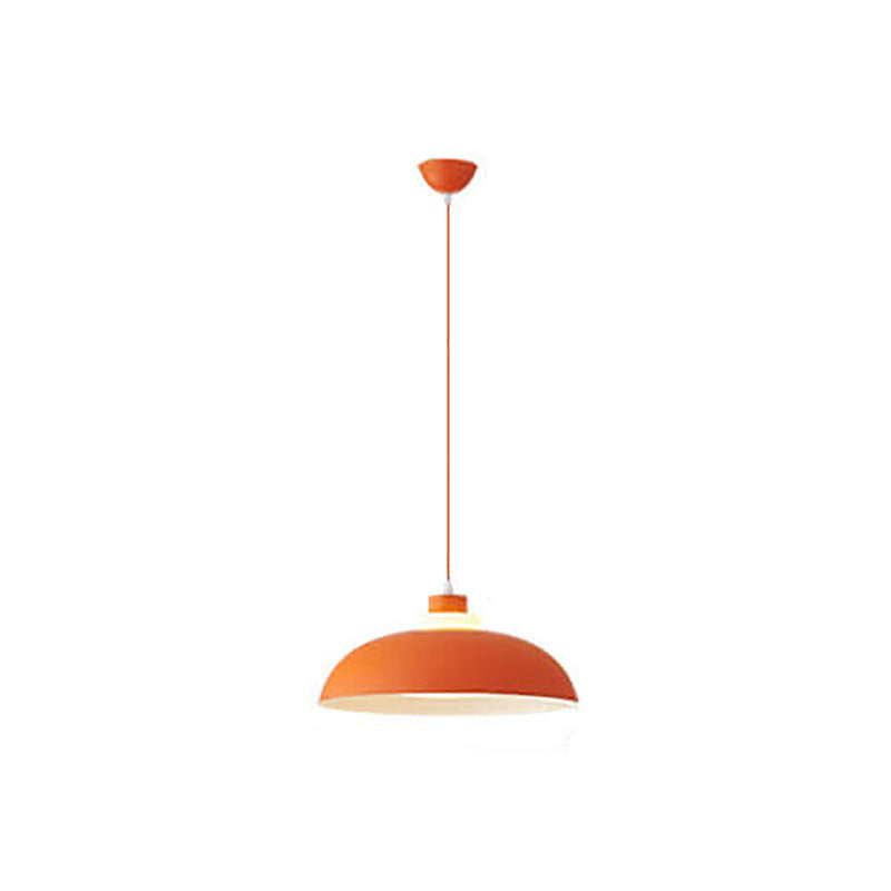 Modern Macaron Acrylic Aluminum Pendant Light - 1-Light Fixture