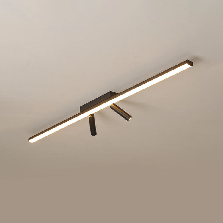 Nordic Minimalist Acrylic LED Track Spotlight Flush Mount Ceiling Light