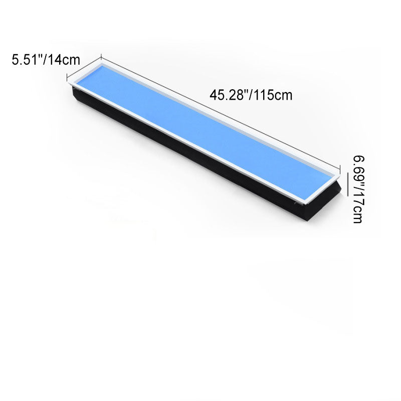 Modern Minimalist Blue Sky LED Ceiling Light - Flush Mount for Living Room