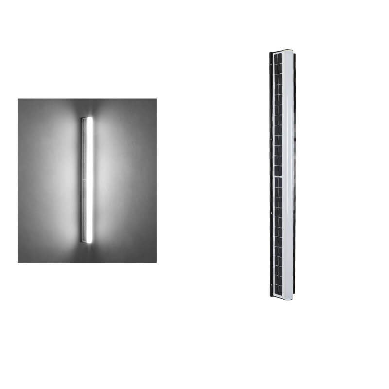Modern Acrylic Solar LED Garden Wall Light - Waterproof Outdoor Lighting