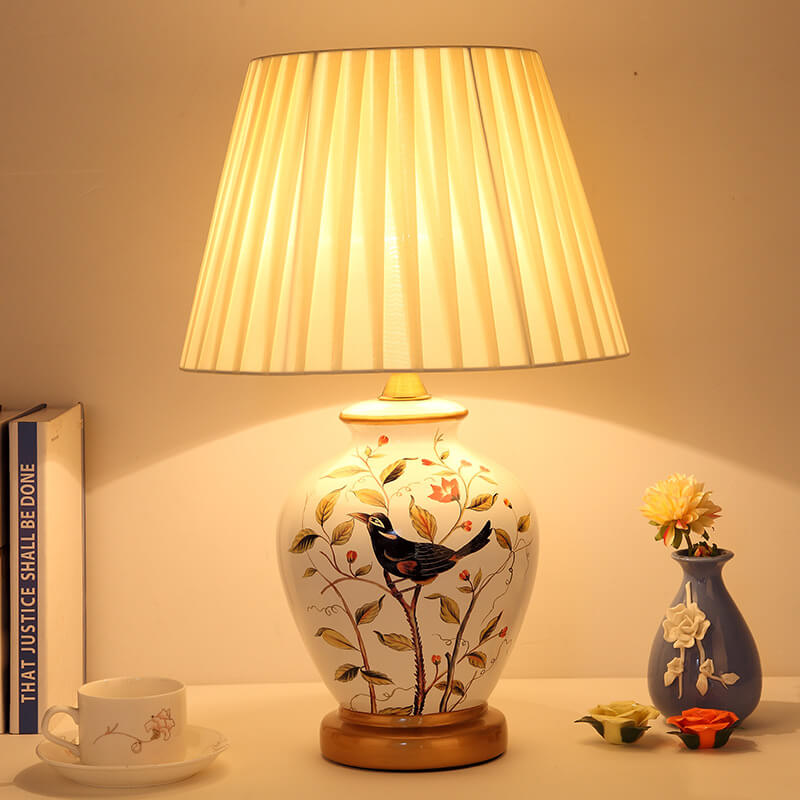 Modern Creative Warm Ceramic Cylindrical 1-Light Table Lamp | Stylish Home Lighting | Contemporary Desk Lamp | Unique Ceramic Design | Warm White Light | Minimalist Table Lamp | Bedroom Nightstand Lamp | Living Room Decor | Elegant Lighting Solution | Art