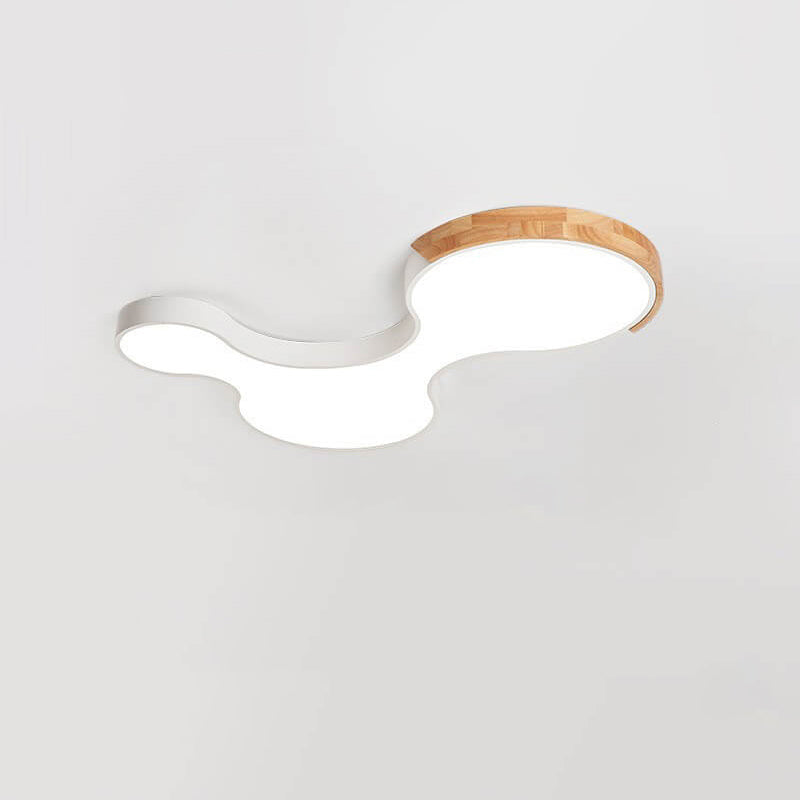 Nordic Macaron Shaped Block Clouds LED Flush Mount Ceiling Light, Modern Decorative Lighting for Home, Stylish Kids Room Illumination, Contemporary Ceiling Fixture, Soft Pastel Colors, Energy Efficient LED Design, Unique Aesthetic Lighting, Nursery and Be