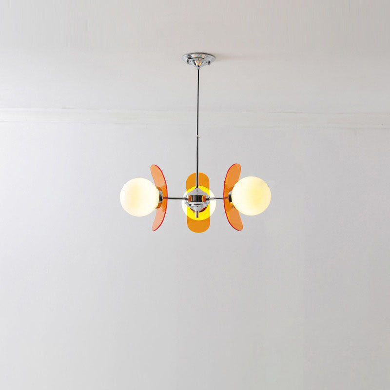 Modern Mid-Century Acrylic Magic Bean Chandelier - 3/5/6/8-Light for Living Room