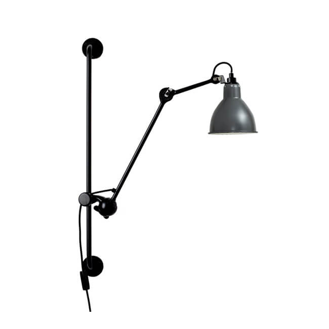 Industrial Vintage Iron Long Pole Swing Arm Wall Sconce Lamp