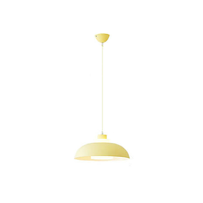 Modern Macaron Acrylic Aluminum Pendant Light - 1-Light Fixture