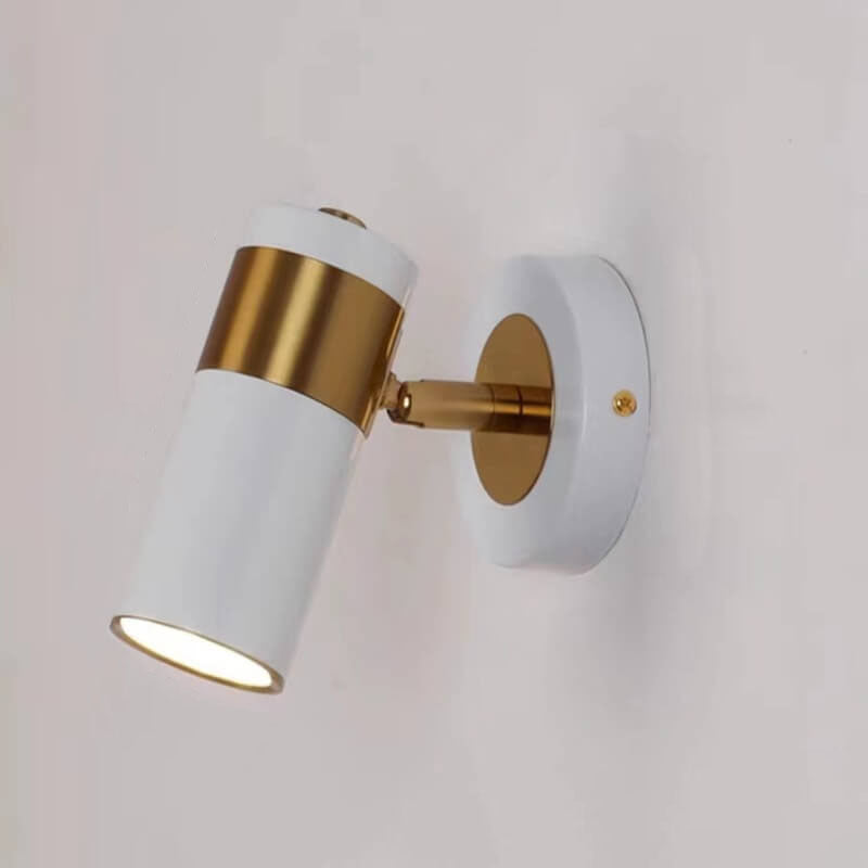 Modern Simplicity Cylindrical Spotlight 1-Light Reading Wall Sconce Lamp