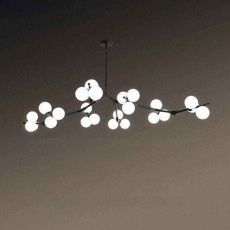 Modern Creative Magic Bean Branch Chandelier - 12/18/24 Light Glass Fixture, Elegant Design, Statement Lighting, Home Decor, Hanging Lamp, Unique Ceiling Fixture, Contemporary Style, Dining Room, Living Room, Bedroom Lighting