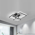 Modern Minimalist Acrylic LED Semi-Flush Mount Ceiling Light for Living Room