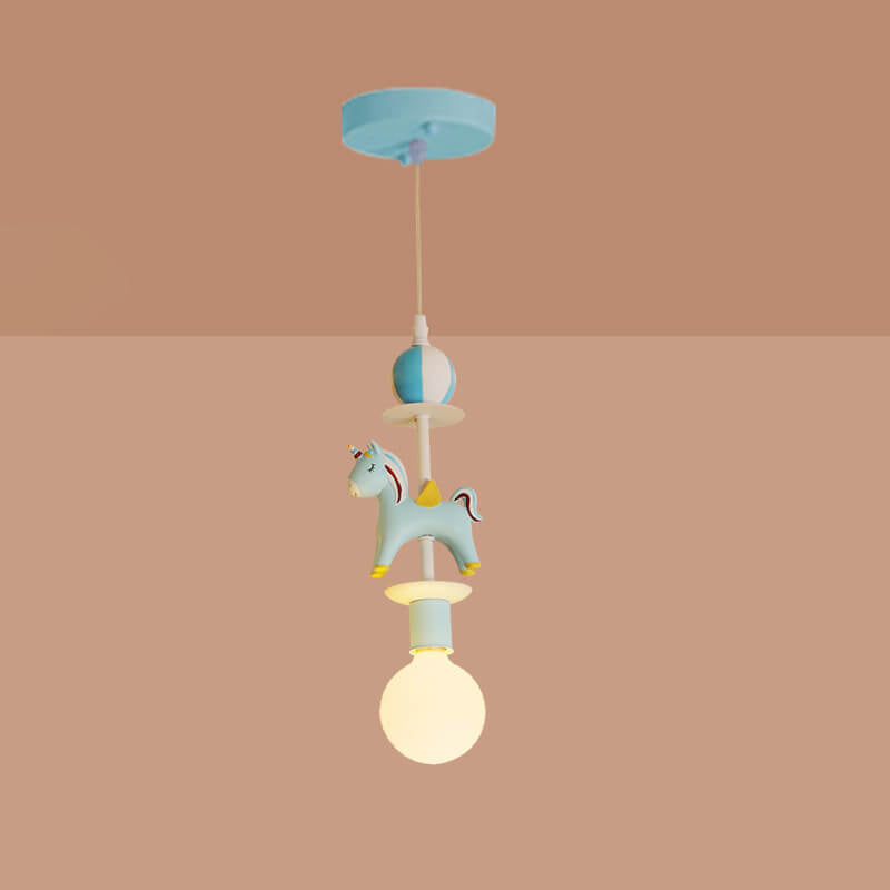 Modern Children's Carousel Eye Protection Resin Iron 1/7/11 Light Flush Mount Ceiling Light for Kids Room Nursery Playroom Colorful Decorative Ceiling Lamp Safe Energy-Efficient Design Bright LED Fixture Stylish Home Decor Indoor Lighting Ideal for Baby R
