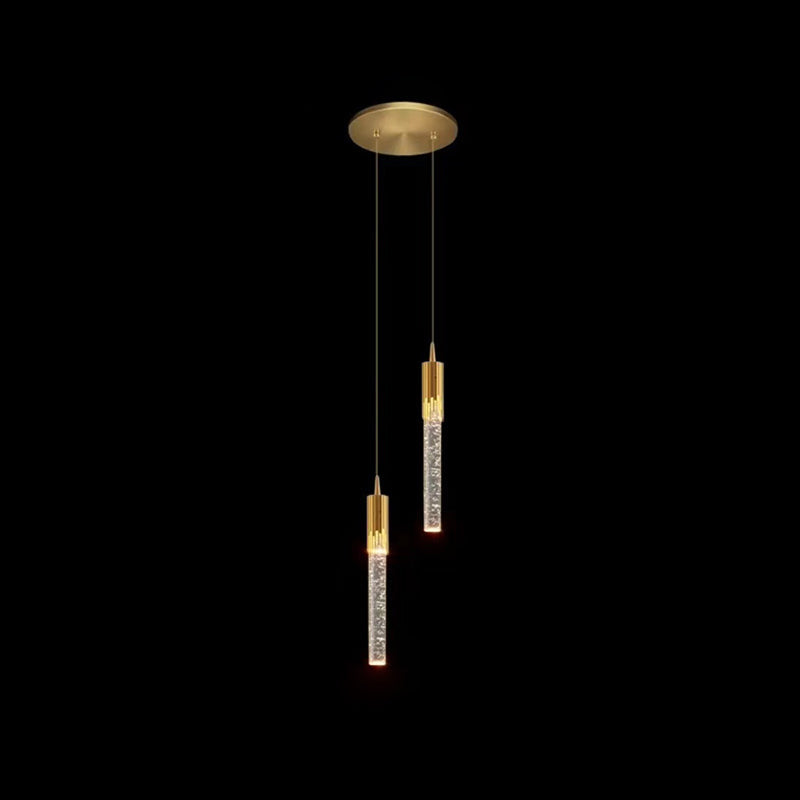 Contemporary Scandinavian Crystal LED Chandelier for Bedroom 

Elevate your bedroom decor with this stunning contemporary chandelier, featuring water drop design and a sleek combination of iron and aluminum. Perfect for adding a touch of elegance, this LE