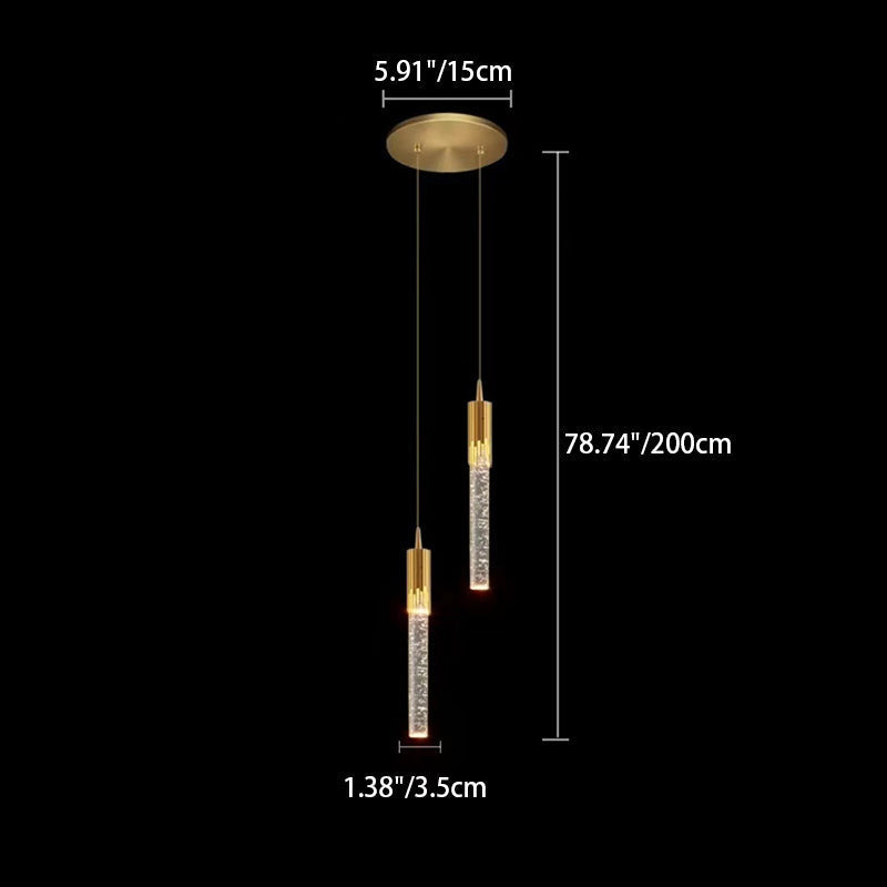 Contemporary Scandinavian Crystal LED Chandelier for Bedroom 

Elevate your bedroom decor with this stunning contemporary chandelier, featuring water drop design and a sleek combination of iron and aluminum. Perfect for adding a touch of elegance, this LE