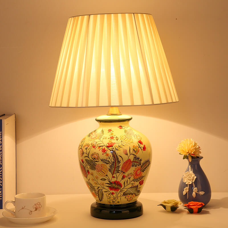 Modern Creative Warm Ceramic Cylindrical 1-Light Table Lamp | Stylish Home Lighting | Contemporary Desk Lamp | Unique Ceramic Design | Warm White Light | Minimalist Table Lamp | Bedroom Nightstand Lamp | Living Room Decor | Elegant Lighting Solution | Art