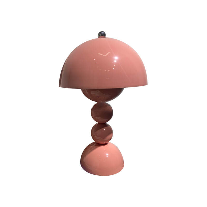 Contemporary Nordic Metal Mushroom Pod Table Lamp - 1-Light Bedroom Accent