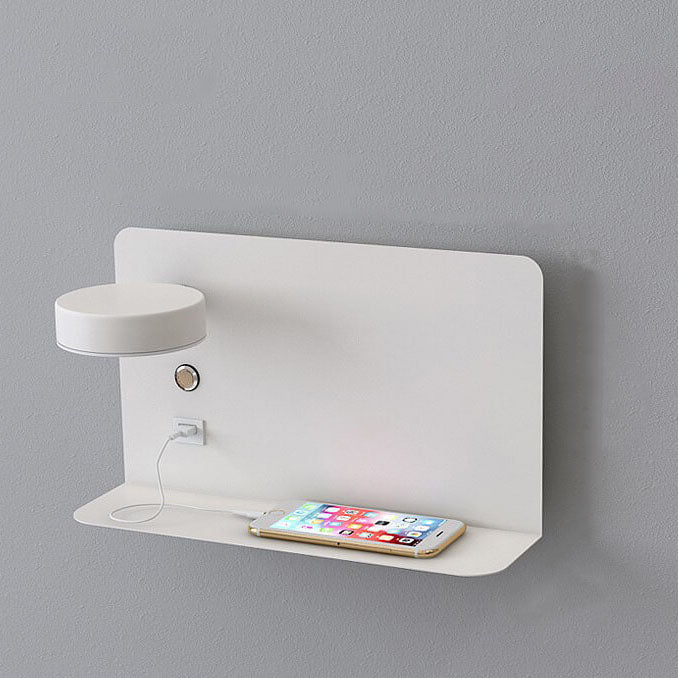 Modern Iron Square LED Wall Sconce Lamp USB Rechargeable