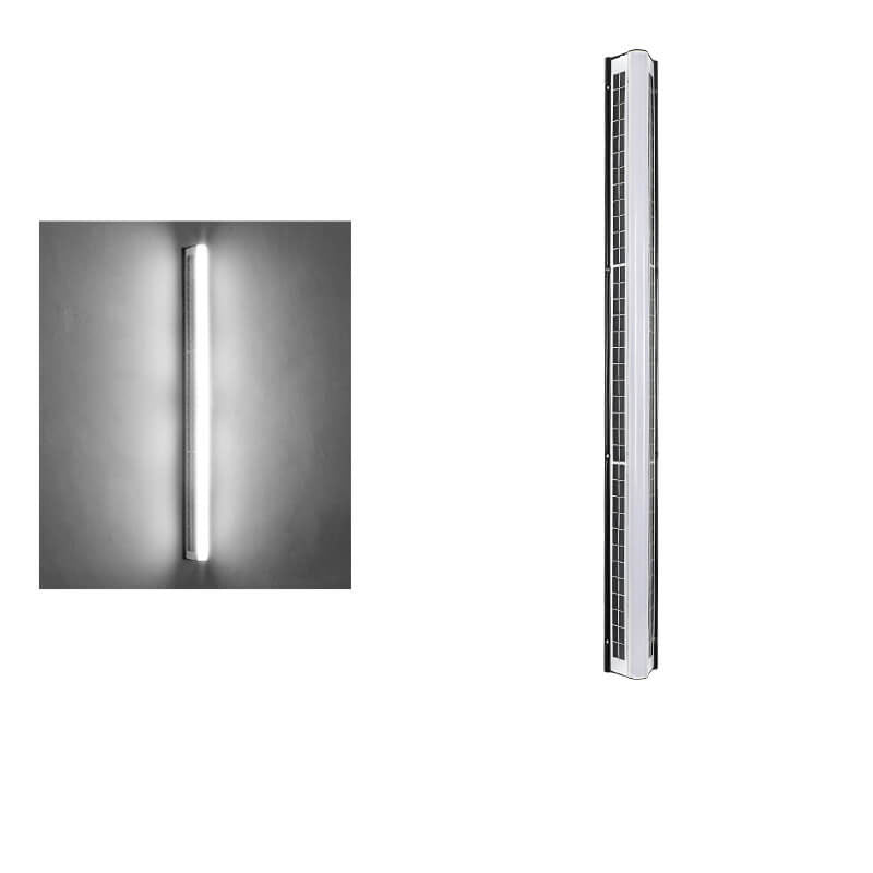 Modern Acrylic Solar LED Garden Wall Light - Waterproof Outdoor Lighting