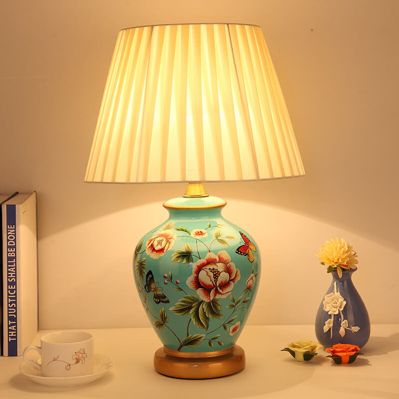 Modern Creative Warm Ceramic Cylindrical 1-Light Table Lamp | Stylish Home Lighting | Contemporary Desk Lamp | Unique Ceramic Design | Warm White Light | Minimalist Table Lamp | Bedroom Nightstand Lamp | Living Room Decor | Elegant Lighting Solution | Art