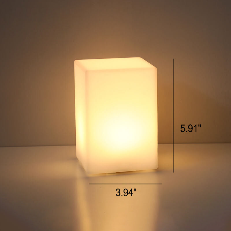 Creative Geometry Remote Night Light Table Lamp - Decorative Touch for Home Decor, LED, Rechargeable, Stylish Design, Ideal for Bedroom and Living Room
